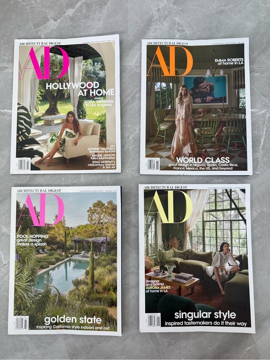 Architectural Digest Other - Architectural Digest The International Design Authority 4 Magazine Bundle